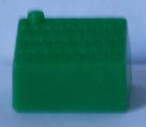 PARTS ONLY - Monopoly Board Game Hasbro 2013 Version - (1) Green House Only