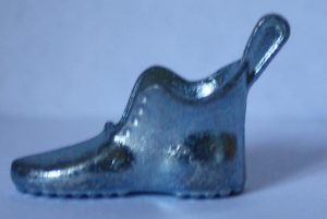 PARTS ONLY - Monopoly Board Game Hasbro 2013 Version - (1) Metal Boot Token Only
