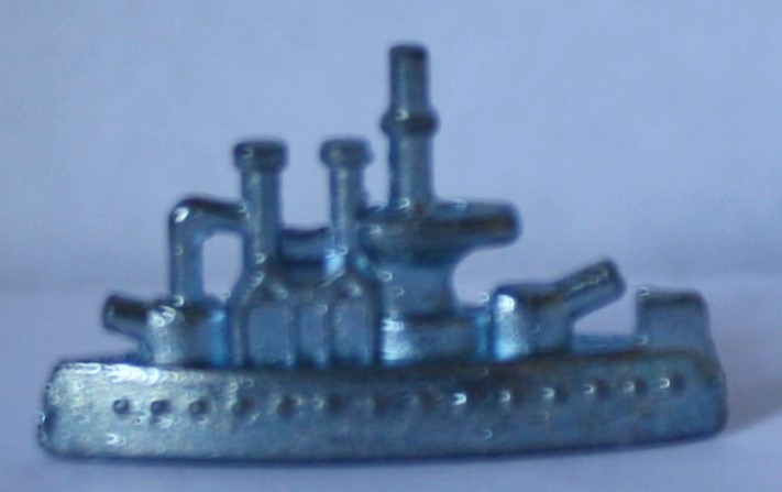 PARTS ONLY - Monopoly Board Game Hasbro 2013 Version - (1) Metal Ship Token Only