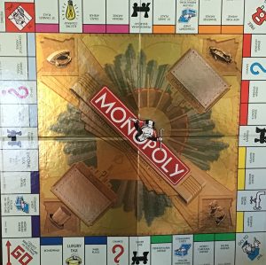 PARTS ONLY Monopoly Board Game "70th Anniversary" Edition - Game Board Only