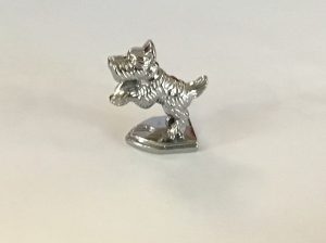 PARTS ONLY- Monopoly Board Game "70th Anniversary" Edition - Over Sized Pewter Scottie Dog Token Only