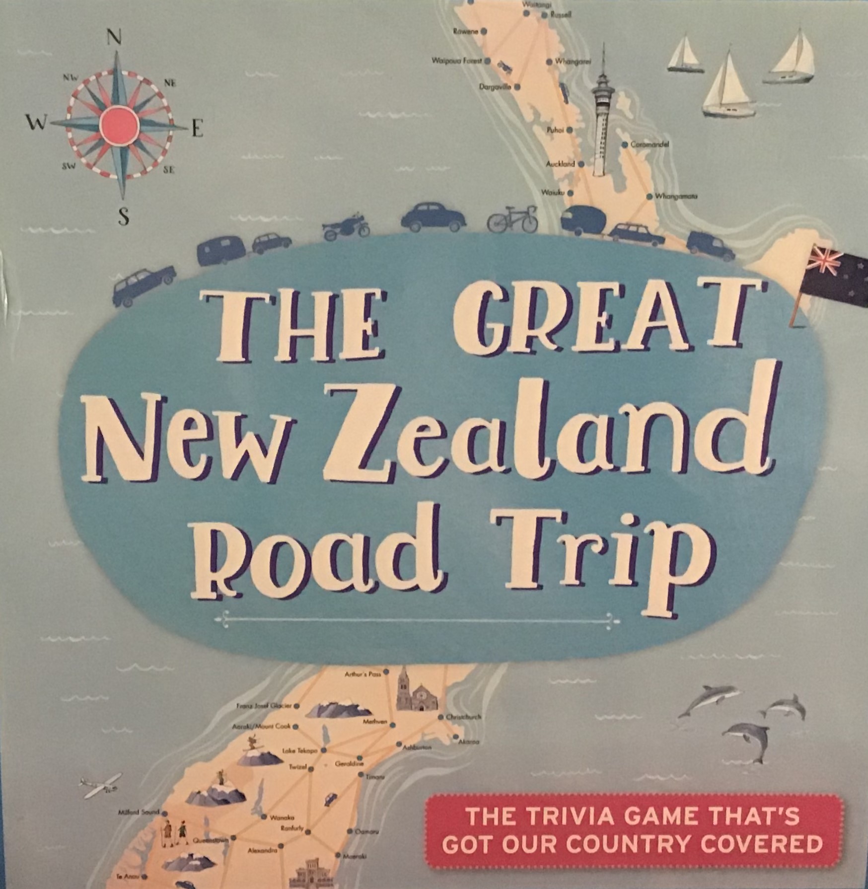 The Great New Zealand Road Trip Board Game - Used