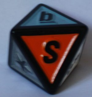 PARTS ONLY -Scene It Board Game "Turner Classic Movies" Edition - 8 Sided Die Only