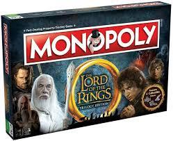 Monopoly "Lord of The Rings Trilogy" Board Game - New