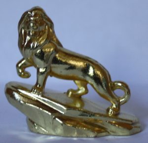 PARTS ONLY - Monopoly Board Game "Lion King" Version - (1) Metal "Mufassa" Token Only