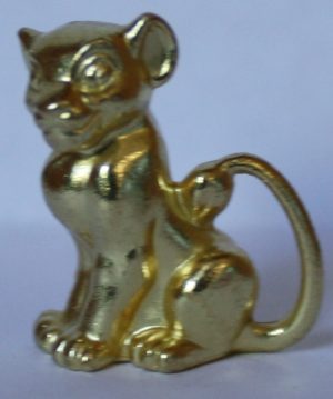 PARTS ONLY - Monopoly Board Game "Lion King" Version - (1) Metal "Nala" Token Only