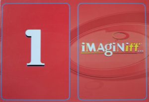 PARTS ONLY -Imaginiff Board Game - #1 Red Voting Card Only