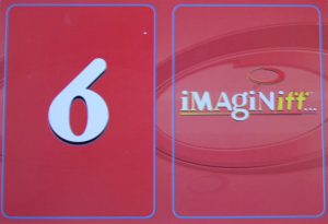 PARTS ONLY - Imaginiff Board Game - #6 Red Voting Card Only