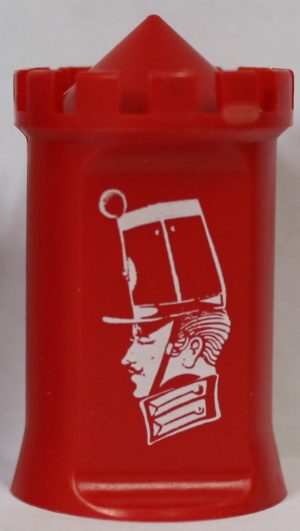 PARTS ONLY -Stratego Board Game Parker Bros 1959 Version - (1) Red Captain Only