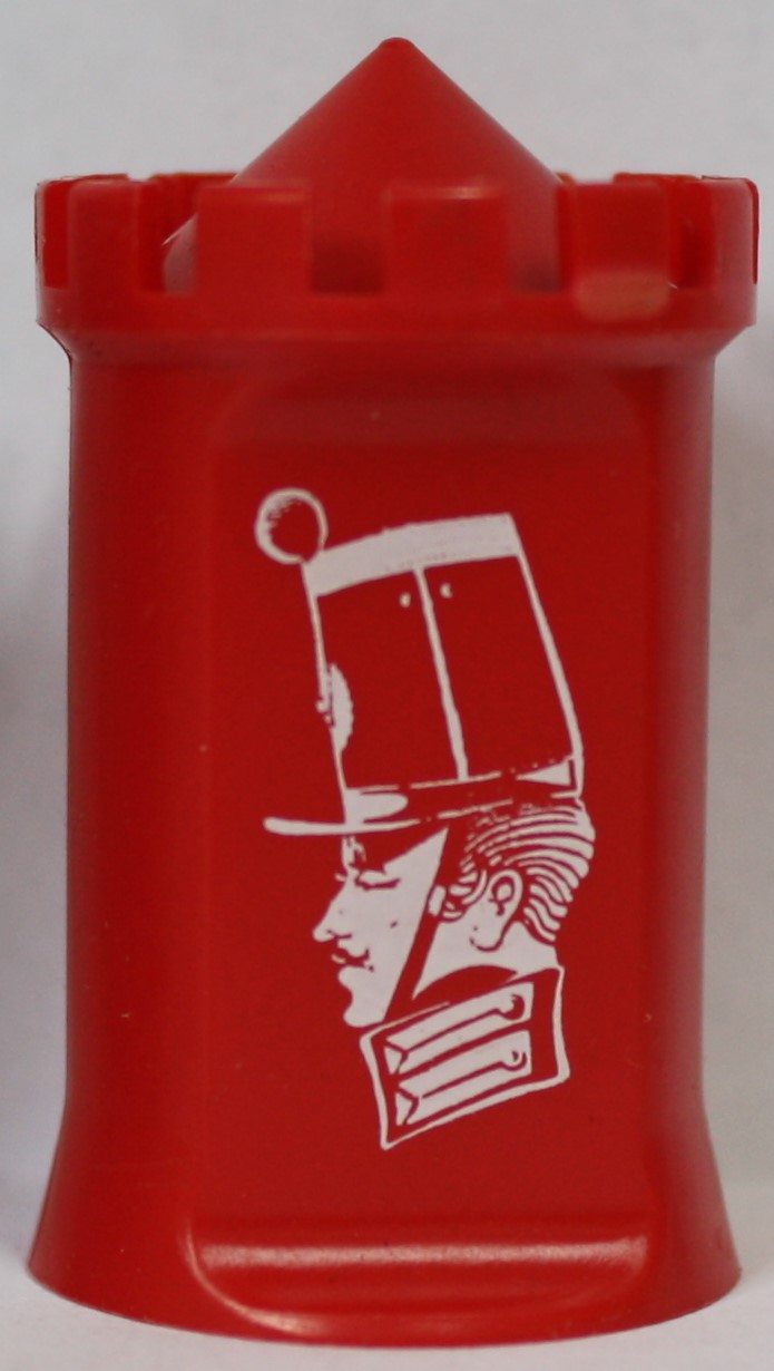 PARTS ONLY -Stratego Board Game Parker Bros 1959 Version - (1) Red Captain Only