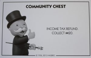 PARTS ONLY - Monopoly Board Game Hasbro 2013 Version - #12 Community Chest Card Only