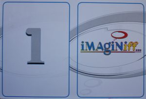 PARTS ONLY - Imaginiff Board Game - #1 White Voting Card Only