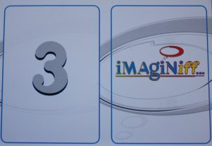 PARTS ONLY - Imaginiff Board Game - #2 White Voting Card Only
