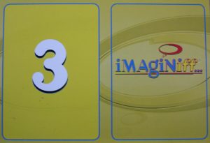 PARTS ONLY -Imaginiff Board Game - #3 Yellow Voting Card Only