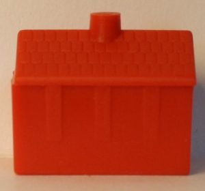 PARTS ONLY - Monopoly Board Game - (1) Red Hotel Only