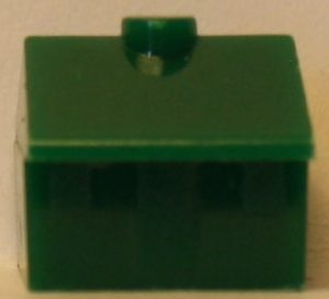PARTS ONLY -Monopoly Board Game - (1) Dark Green House Only