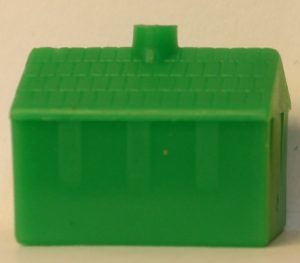 PARTS ONLY -Monopoly Board Game - (1) Green Hotel Only