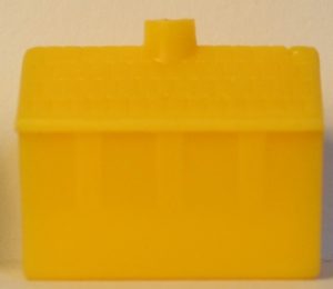 PARTS ONLY -Monopoly Board Game - (1) Yellow Hotel Only