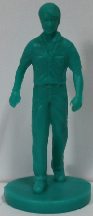 PARTS ONLY - Goosebumps "One Day at Horrorland" Board Game - (1) Green Male Pawn Only