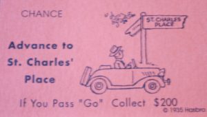 PARTS ONLY -Monopoly Board Game "1935 Deluxe First Edition Classic Reproduction" - #4 Chance Card Only