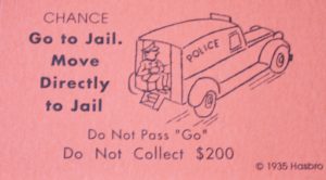 PARTS ONLY -Monopoly Board Game "1935 Deluxe First Edition Classic Reproduction" - #5 Chance Card Only