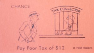 PARTS ONLY -Monopoly Board Game "1935 Deluxe First Edition Classic Reproduction" - #8 Chance Card Only