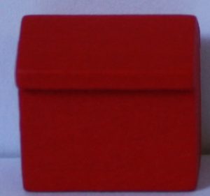 PARTS ONLY -Monopoly Board Game "1935 Deluxe First Edition Classic Reproduction" - (1) Red Wooden Hotel Only