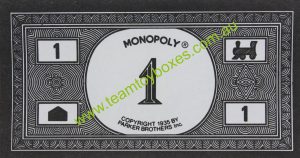 PARTS ONLY -Monopoly Money - Pack (10) $1.00