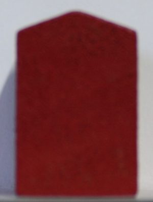 PARTS ONLY -Monopoly Board Game - (1) Wooden Red Hotel Only