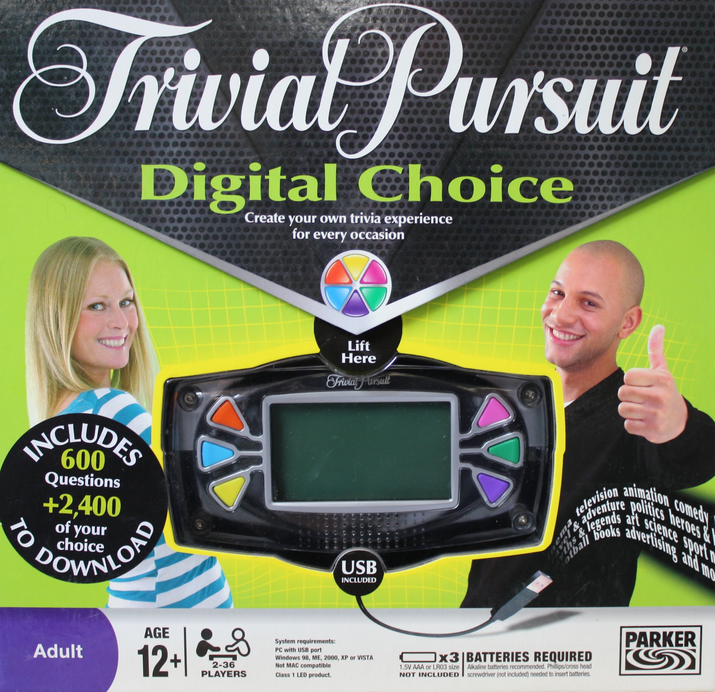 Trivial Pursuit Digital Choice Board Game