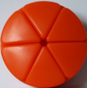 PARTS ONLY -Trivial Pursuit Digital Choice Board Game - Orange Wedges & Token Only