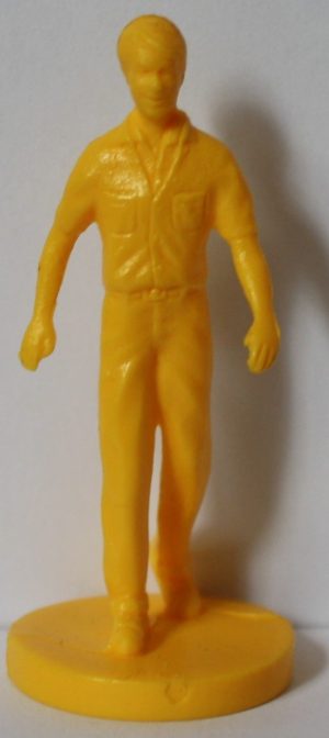 PARTS ONLY - Goosebumps "One Day at Horrorland" Board Game - (1) Yellow Male Pawn
