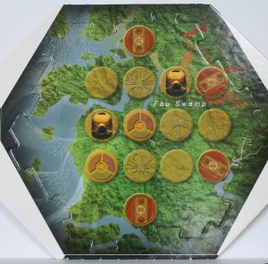PARTS ONLY -Bionicle "Quest for Makuta" Adventure Board Game - #16 Mata Nui Board Only