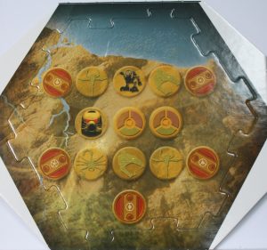 PARTS ONLY -Bionicle "Quest for Makuta" Adventure Board Game - #8 Mata Nui Board Only