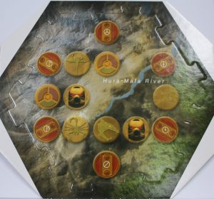 PARTS ONLY -Bionicle "Quest for Makuta" Adventure Board Game - #20 Mata Nui Board Only