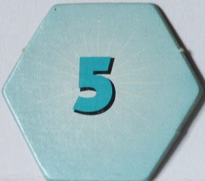 PARTS ONLY -Monopoly "Tropical Tycoon" DVD Board Game - (1) #5 Fortune Token Only