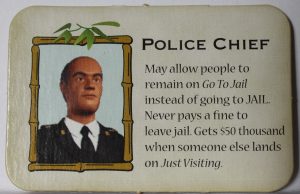 PARTS ONLY - Monopoly "Tropical Tycoon" DVD Board Game - (1) Police Chief I.D. Card Only