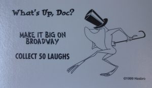 PARTS ONLY - Monopoly Looney Tunes - #6 What's Up Doc Card Only