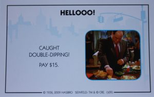 PARTS ONLY - Monopoly Seinfeld Board Game - #9 Hellooo! Card Only