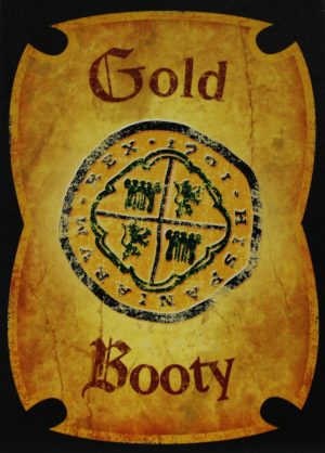 PARTS ONLY - Pirates Of The Caribbean Board Game - Set (25) Gold Booty Cards