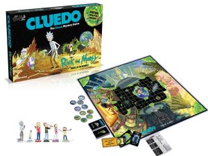 Cluedo "Rick and Morty Back in Blackout" Board Game - New