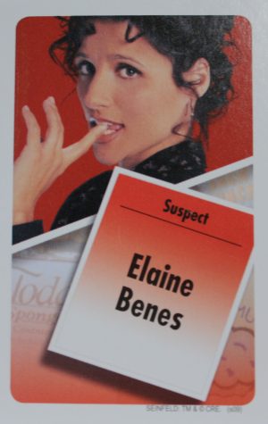 PARTS ONLY - Clue Seinfeld Board Game - (1) Elaine Benes Rumor Card Only