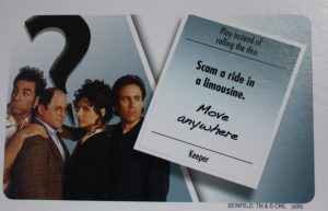 PARTS ONLY - Clue Seinfeld Board Game - #12 Intrigue Card Only