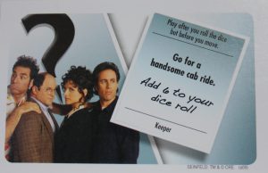 PARTS ONLY - Clue Seinfeld Board Game - #5 Intrigue Card Only