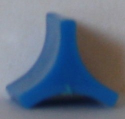 PARTS ONLY -  Risk World Conquest Board Game 1975 Version - (1) Blue One Army Replacement Piece