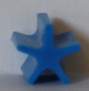 PARTS ONLY -  Risk World Conquest Board Game 1975 Version - (1) Blue Ten Army Replacement Piece