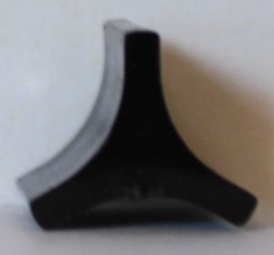 PARTS ONLY - Risk World Conquest Board Game 1975 Version - (1) Black One Army Replacement Piece