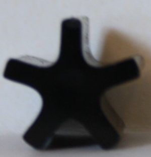 PARTS ONLY -  Risk World Conquest Board Game 1975 Version - (1) Black Ten Army Replacement Piece