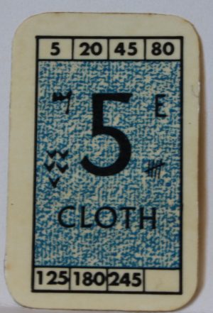 PARTS ONLY - Civilization Board Game - (1) Cloth Card Only