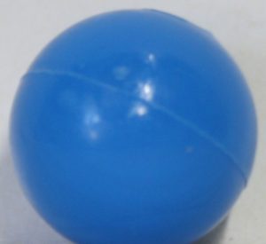 PARTS ONLY Aggravation Board Game - Pack (5) Blue Plastic Marbles
